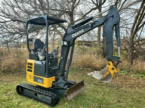 john deere mini 17g excavator trailer loading|john deere 17g price new.